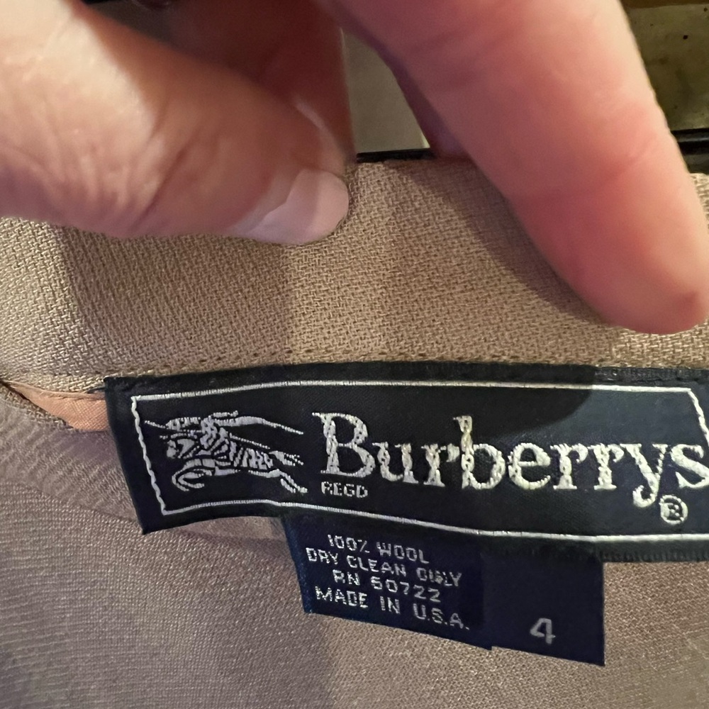 Burberrys Wool Skirt Garment